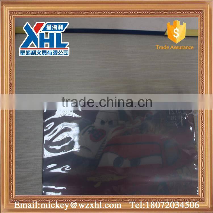 The fancy document pouch with plastic zipper