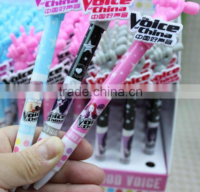 China good voice pen shape pen holder shape custom shape pen