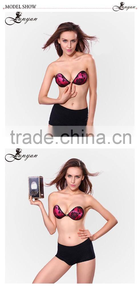 JY027 Hot selling Embroidery padded bra lace underwear