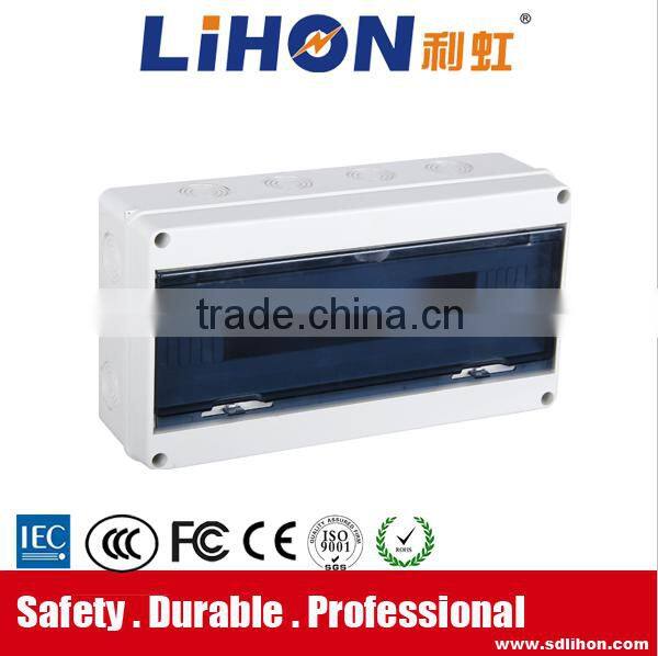 Outdoor use electrical distribution box IP65