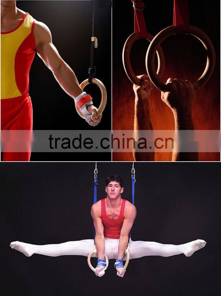 Wholesale Hot Sale Exercise Wooden Gym Rings PT228
