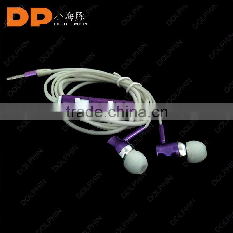 world best selling products fluorescence glowing metal earphone for huawei p9
