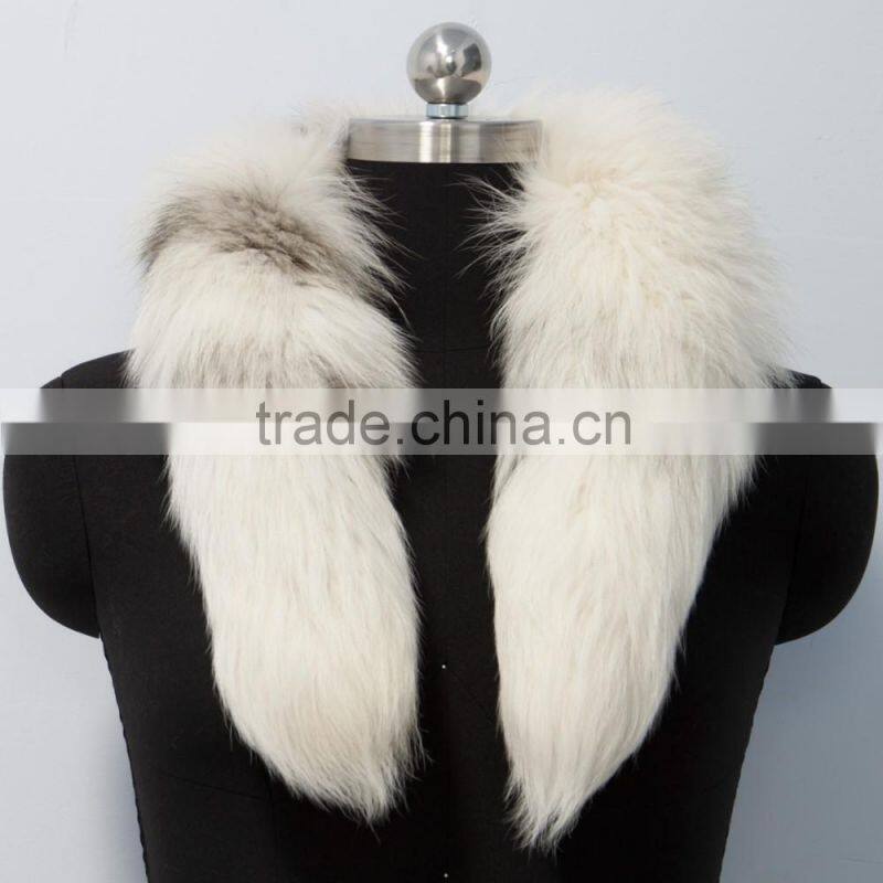 2016 factory price real natural cross fox fur scarf