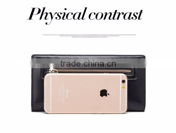 Welcome OEM ODM Best Sale Wallet for Girl Jranter Leather Elastic Band Wallet