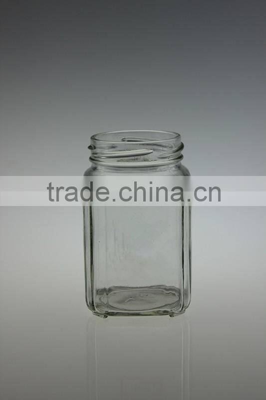 WHOLESALE SHAPED EMPTY GLASS JAR FOR HONEY 250ML