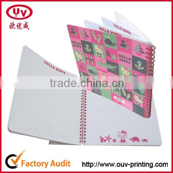 Colorful spiral drawing books for children