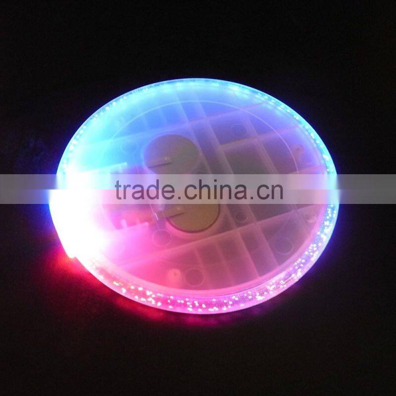 Cheap price factory direct sell colorful LED Bottle Coaster