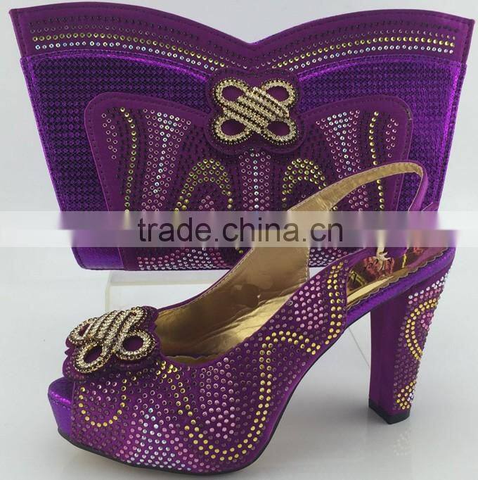 Wonderful shoes & bag set shoes & bag set mix high heel shoes for women