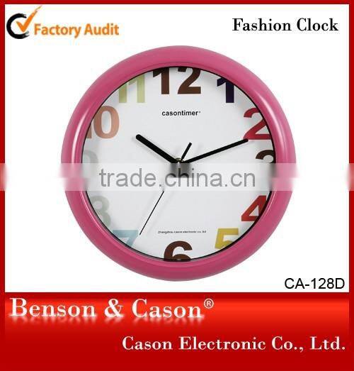 KIDs Plastic Modern Wall Clock for Home Decoration