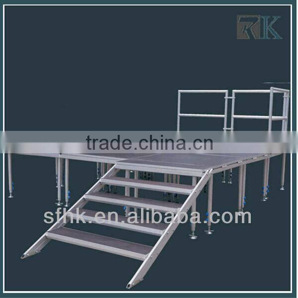 RK portable stage stairs/portable stage prices