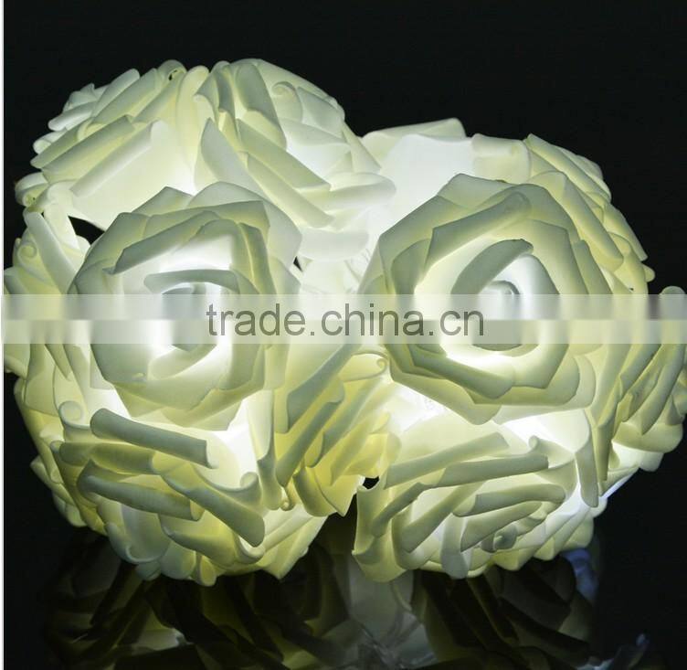 20 LED Festival Rose String Light Fairy Lights Christmas Xmas Party Wedding Decoration