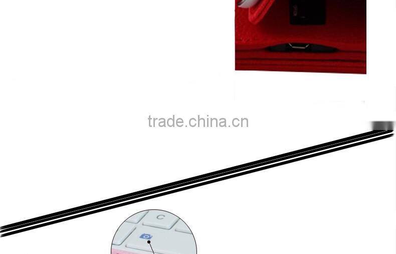 Litchi pattern all-in-one bluetooth keyboard for Samsung 10.1inch T550/T551-SA1055