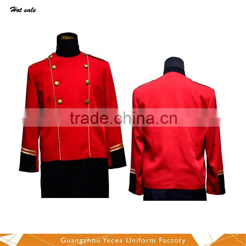 Processing custom pipe and marching band uniform