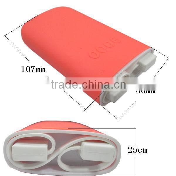 2014 60000 hours lifespan cute portable charger for iphone