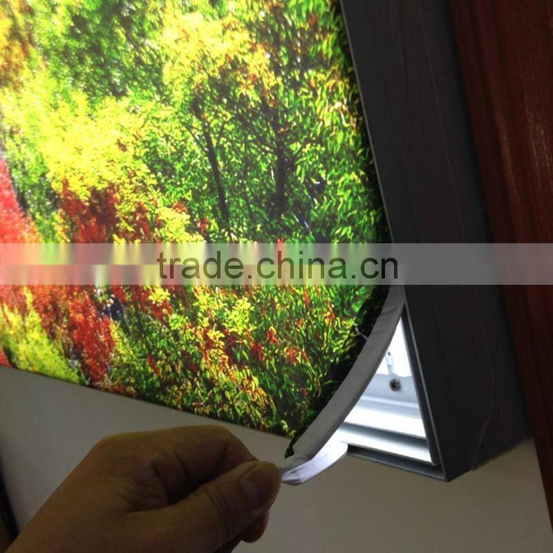 Branded clothing shops advertising lighted billboard Fashionable aluminum frame sign