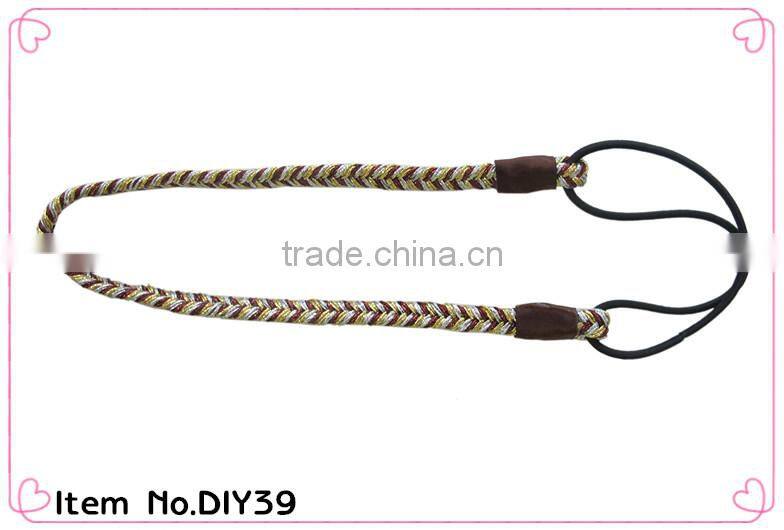 2014 new design braided stretch headband for women