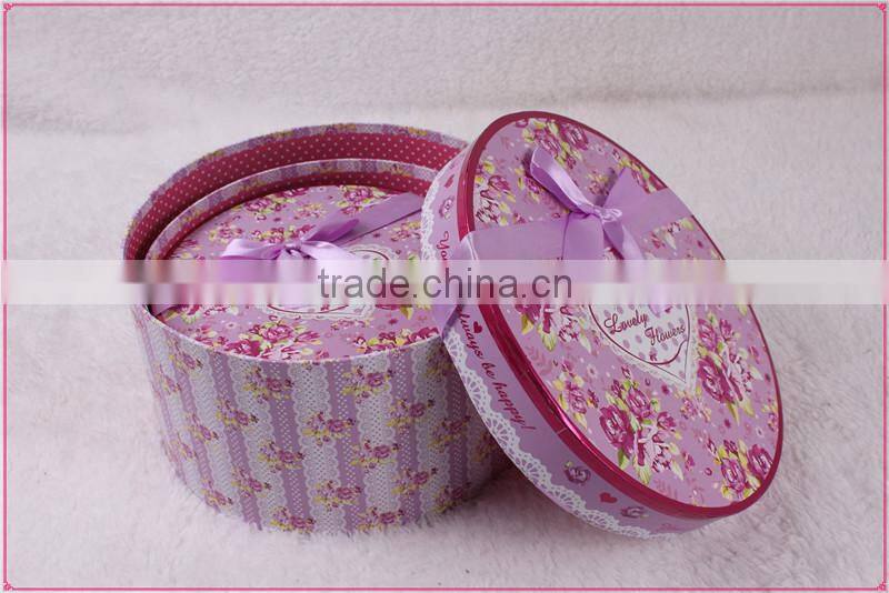 Mysterious Jewelry Packing Gift Paper Round Box