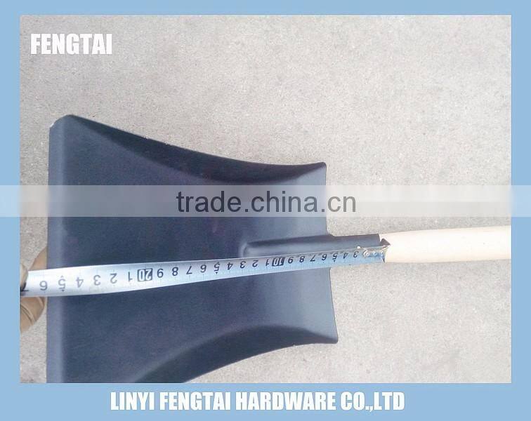 Garden Small Wooden Handle Coal Shovel Metal Dustpan