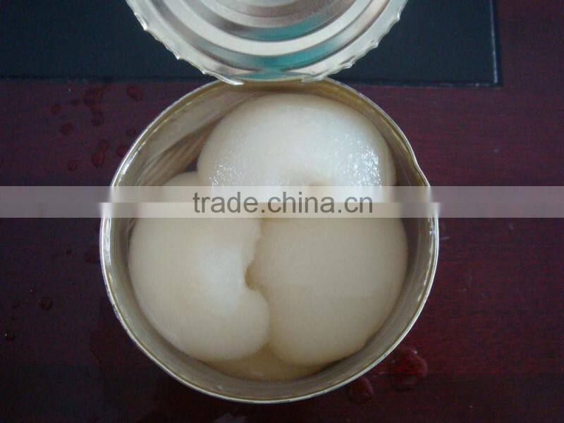 High quality Canned pear havles in light syrup