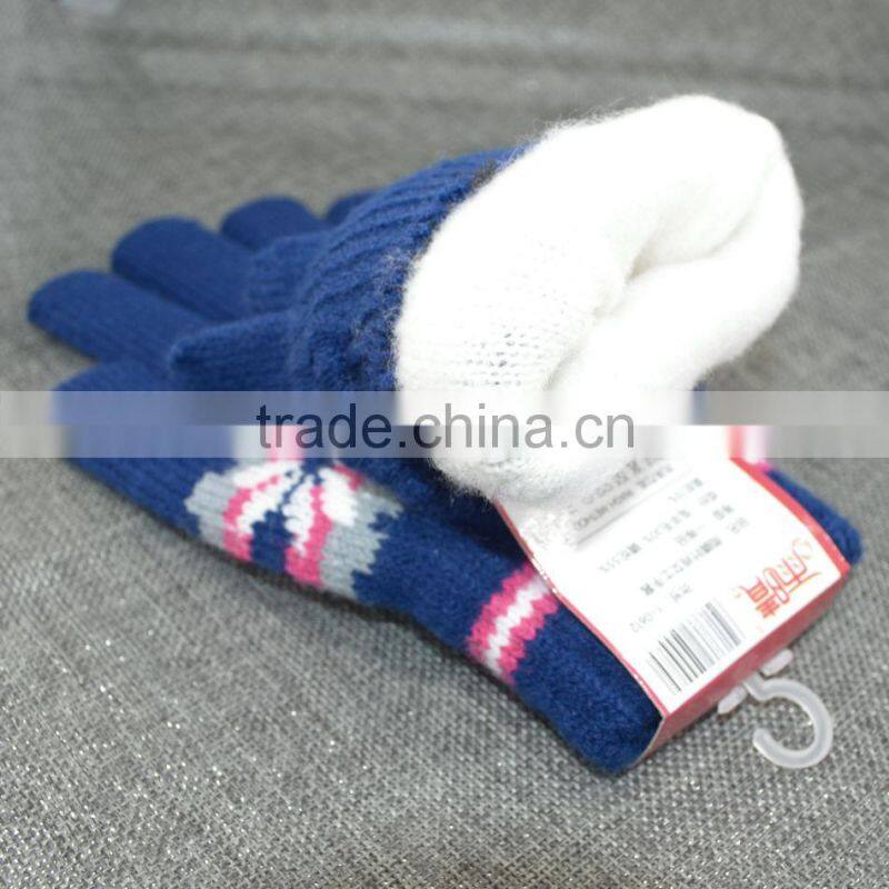 brushed warm knit gloves (in stock)