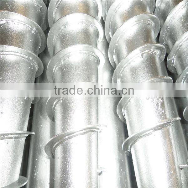 Spiral ground anchor rod /helix post anchor