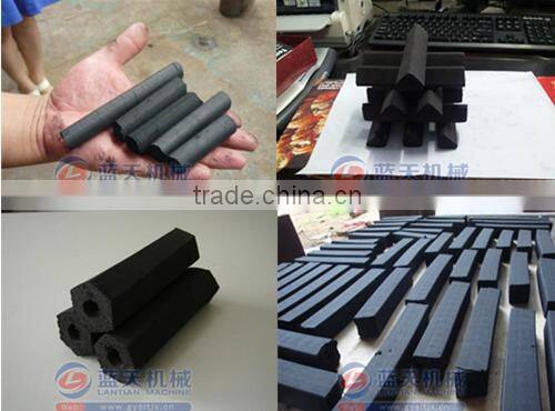 Lowest Factory Price Screw Type Coconut Shell Charcoal Briquette In Hexagonal
