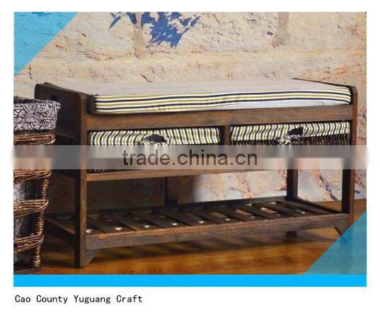 wooden Shoe Cabinet Shoe Rack Box Drawers Storage Rack