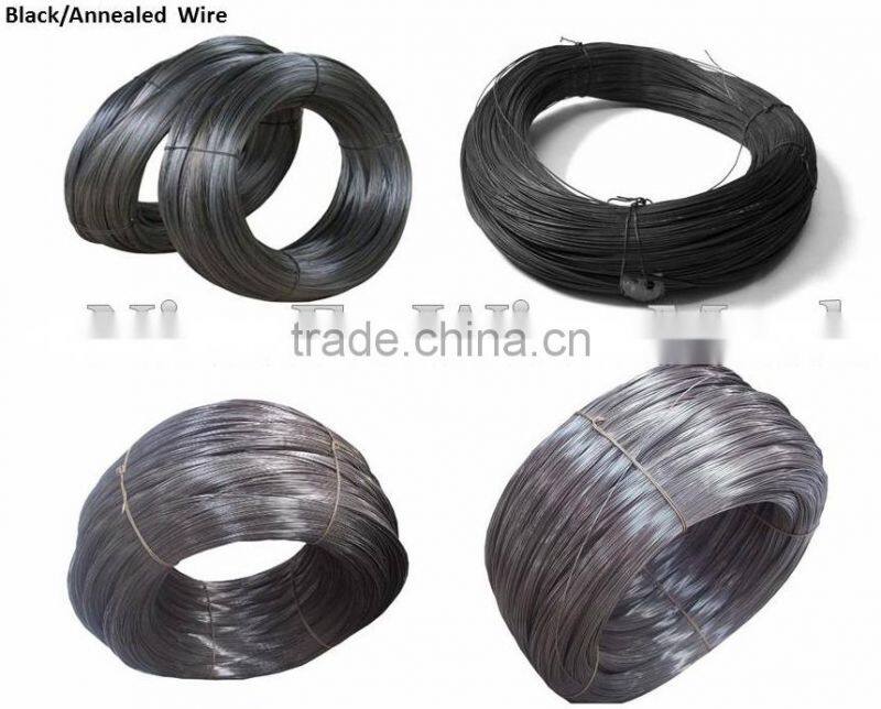 Manufacturer Price Used in Malaysia 8-24 Gauge Black Annealed Wire/Black Iron Wire(Guangzhou Factory)
