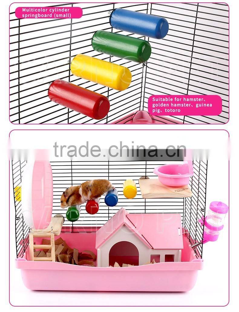 Wooden Various Size colorful Hamster pedal Pet Toys