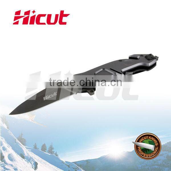 Survival Folding Emergency Knife with Belt Cutter & Glass Break