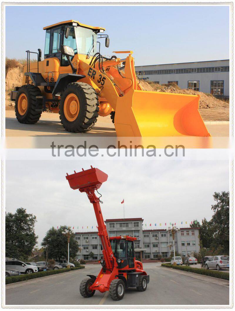 ER2500 telescopic wheeel loader with snow plough