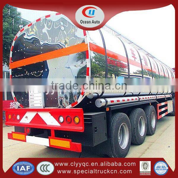 Sale 40000 3 alxes car carrier semi trailer truck stainless steel