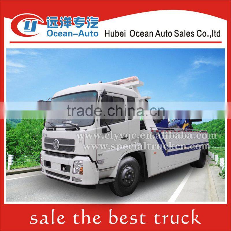 Dongfeng Kingrun 4X2 road recovery towing truck sale