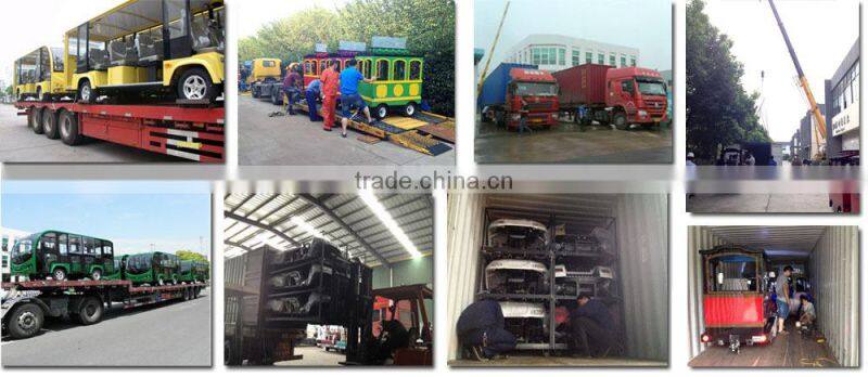 Diesel Power Amusement Park Trackless Train