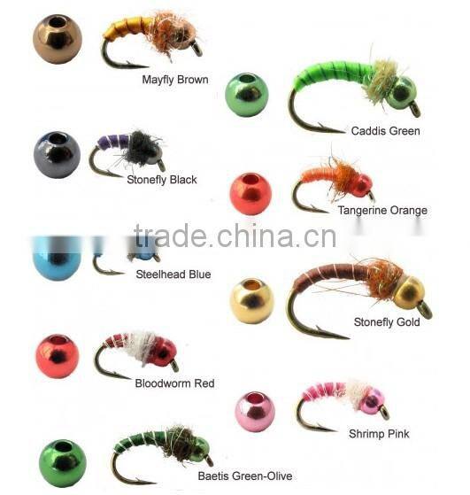 Heavy Metal Tungsten Metallic Purple Fishing Luminous Beads