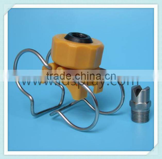 Platic adjustable ball clip on spray nozzle