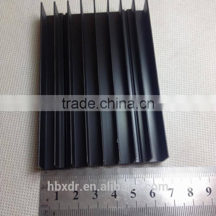 Professional supplier China Wholesale black anodized Aluminum Heatsink Profile