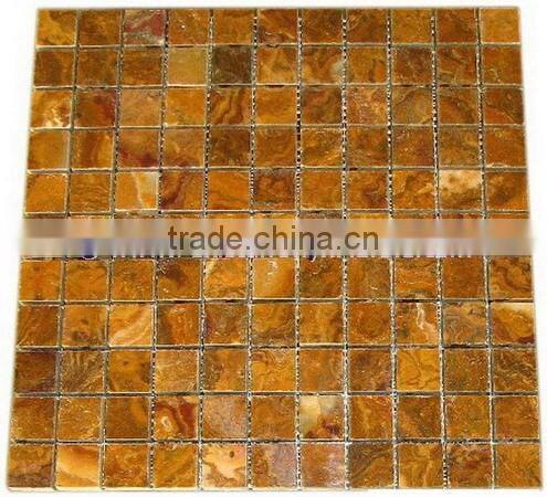 Amazing New Style BROWN GOLDEN ONYX MOSAIC TILES COLLECTIONS