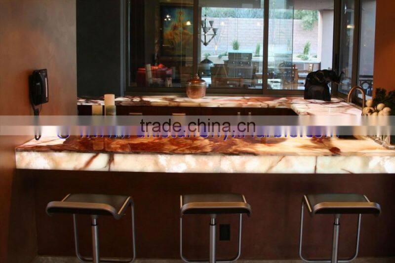 EXPORT QUALITY MULTI RED ONYX COUNTERTOPS