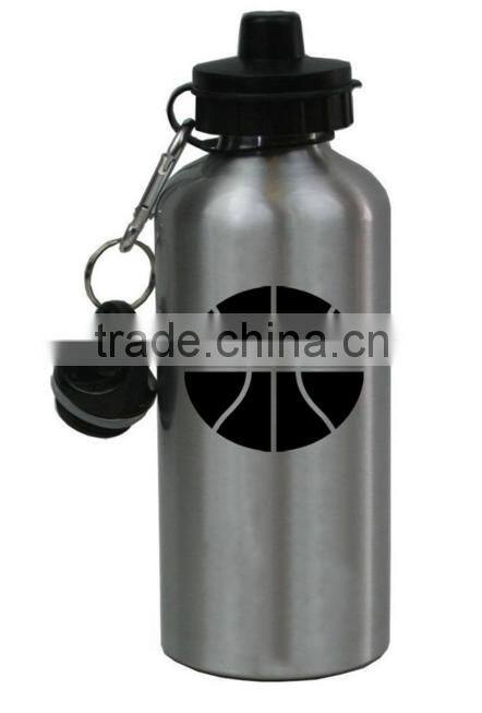 FDA approval aluminium Bicycle Water Bottle Screw Cap Outdoor Sports 750ML With Caribiner