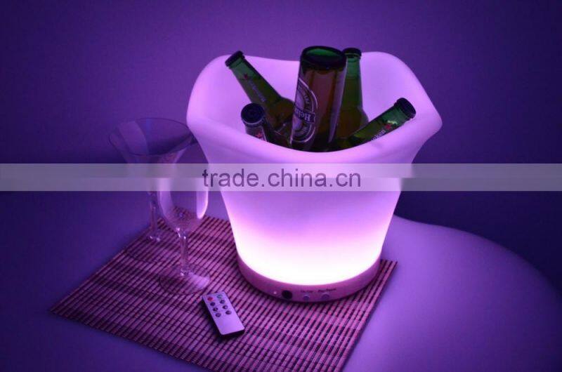 Plastic ice bucket,Binaural ice bucket