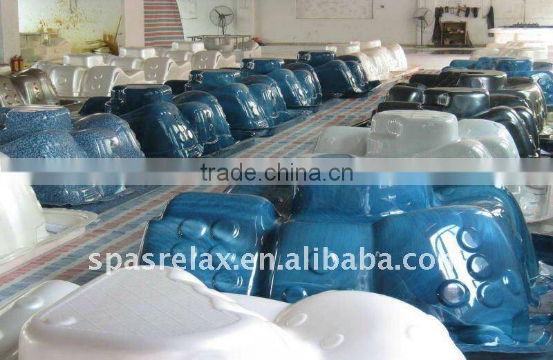 pop-up TV spa tub combin with air and water massage