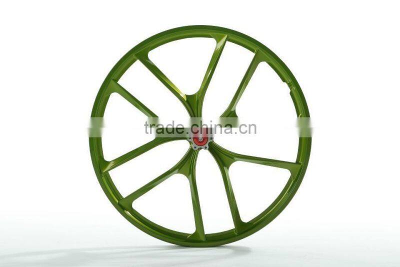 22 inch lightest strongest magnesium alloy bike wheel /fixed gear type hub bike wheel