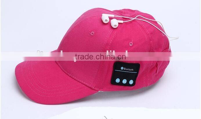 Bluetooth music mesh hat summer sun hat baseball cap with smart Bluetooth headset fashion hats