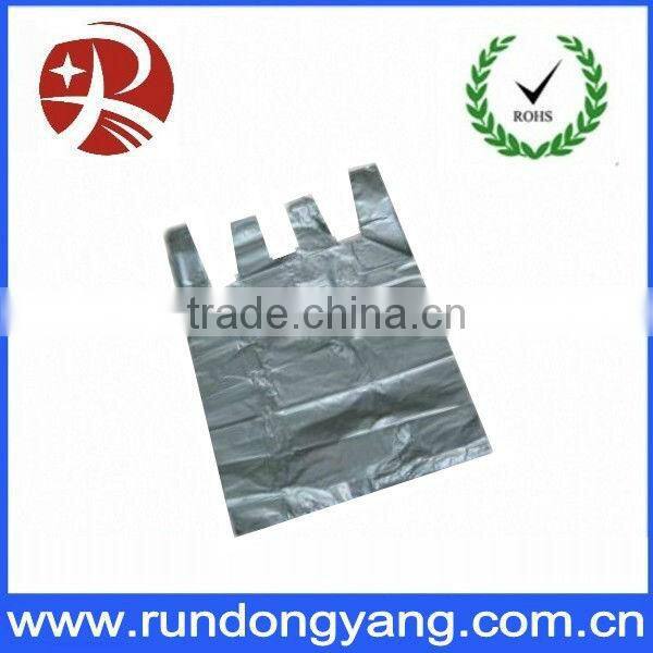 Eco-friendly plastic vest carrier bag for shopping