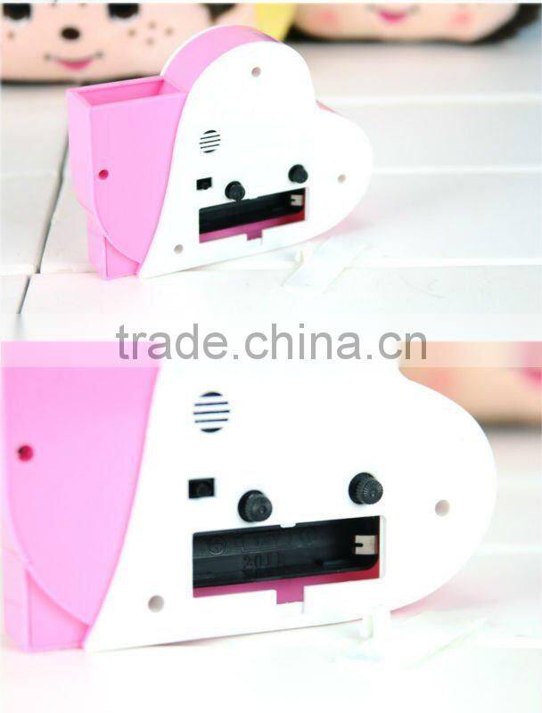 Cartoon shaped pen alarm clock