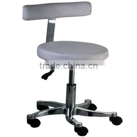 Potable movable Ottoman stool hydraulic chair with wheels used salon furniture F-9017E