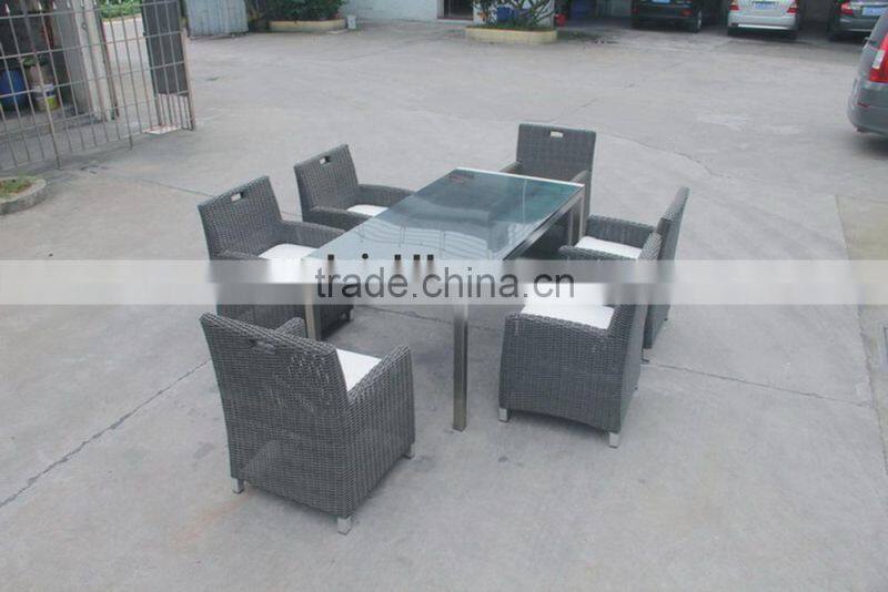 Leisure Outdoor Patio Rattan Modern Garden Furniture Chair Table(BP-336)