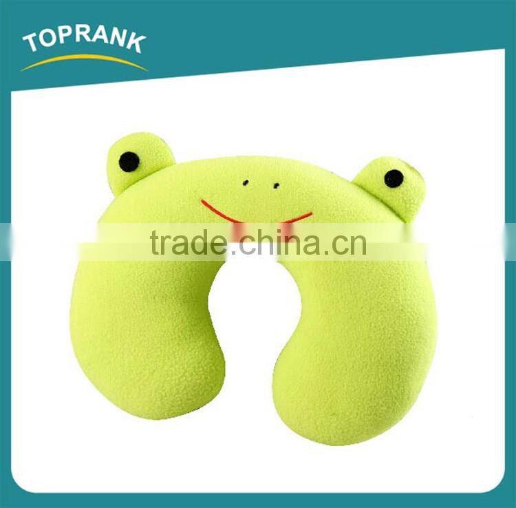 Toprank Wholesale Plush PP Cotton Animal Shaped Memory Foam Neck Pillow,Soft PP Cotton Cartoon U Shape Neck Pillow
