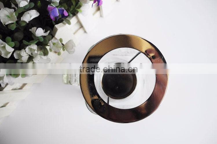 square glass candle holder insert metal holders